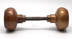 Antique Flat Top Bronze Concentric Passage Door Knobs 9 Antique Flat Top Bronze Concentric Passage Door Knobs -OGT Sale Store door knobs for sale n257637