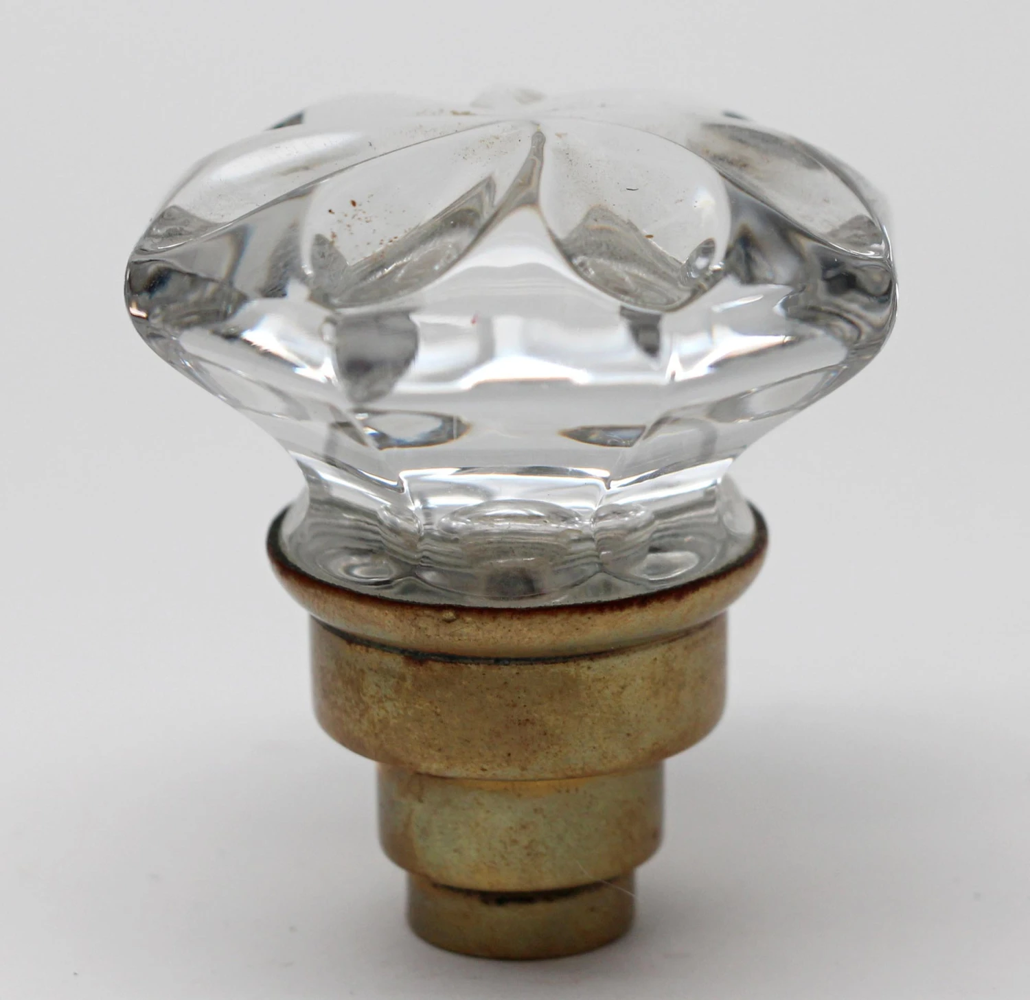 Octagon Swirled Glass Antique Door Knob 5 Octagon Swirled Glass Antique Door Knob - Image 3