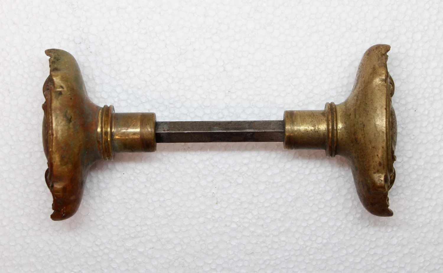 Antique St. Denis Corbin Rococo Bronze Passage Door Knobs 5 Antique St. Denis Corbin Rococo Bronze Passage Door Knobs - Image 3