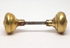 Pair Of Reading Nouvelle Brass Interior Door Knobs -OGT Sale Store door knobs for sale p261956