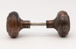 Antique Concentric Pair Of Bronze Door Knobs 8 Antique Concentric Pair Of Bronze Door Knobs -OGT Sale Store door knobs for sale p270258