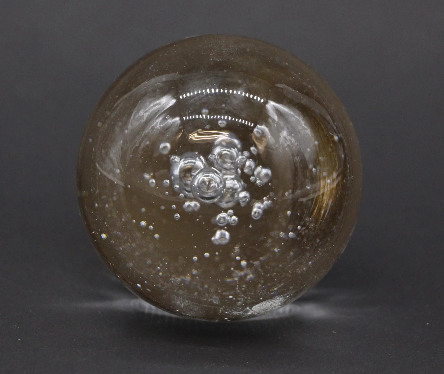 Vintage Controlled Bubble 2.5 In. Glass Door Knob 5 Vintage Controlled Bubble 2.5 In. Glass Door Knob - Image 3
