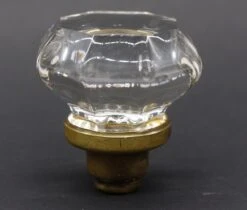 Single Antique Octagon Mercury Star Center Glass Door Knob 10 Single Antique Octagon Mercury Star Center Glass Door Knob -OGT Sale Store door knobs for sale q275246