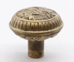 Antique Broken Leaf Bronze Entry Door Knob 8 Antique Broken Leaf Bronze Entry Door Knob -OGT Sale Store door knobs for sale q276873
