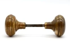 Pair Of Vintage Round Hollow Brass Passage Door Knobs 8 Pair Of Vintage Round Hollow Brass Passage Door Knobs -OGT Sale Store door knobs for sale q277938