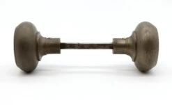 Pair Of Vintage Nickel Concave Concentric Passage Door Knobs 10 Pair Of Vintage Nickel Concave Concentric Passage Door Knobs -OGT Sale Store door knobs for sale q279804