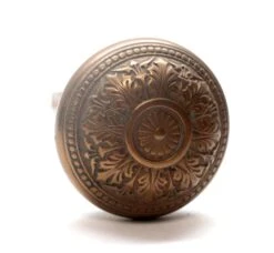 Antique 1870s Russell & Erwin Classic Bronze Passage Door Knob 7 Antique 1870s Russell & Erwin Classic Bronze Passage Door Knob -OGT Sale Store door knobs k195552