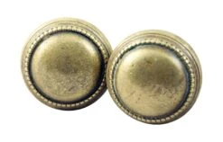 Beaded Concentric Brass Door Knobs 7 Beaded Concentric Brass Door Knobs -OGT Sale Store door knobs k197350