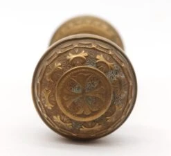 Antique Nashua Four Fold Entry Door Knobs -OGT Sale Store door knobs l200428