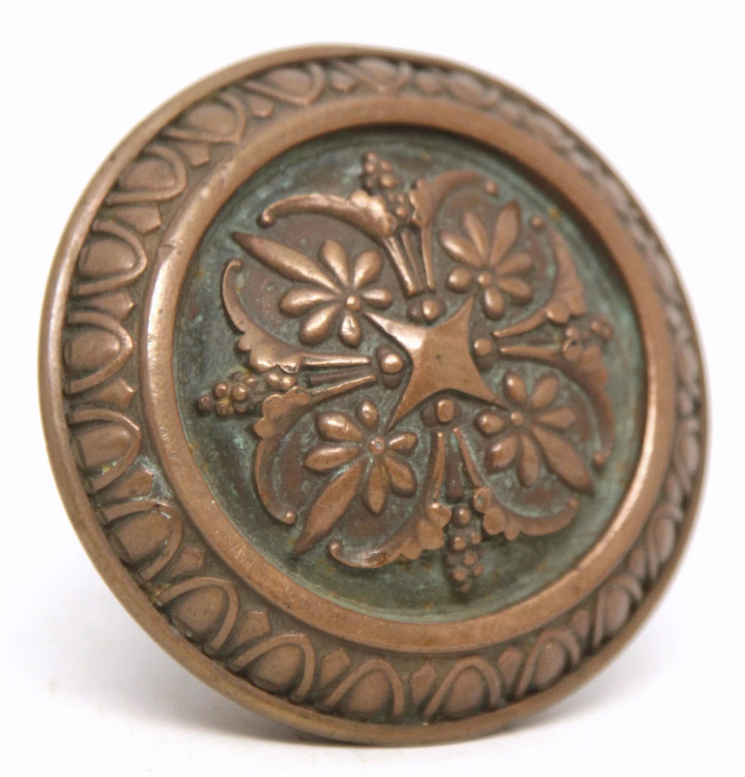 Bronze Floral Russell & Erwin Entry Door Knob 4 Bronze Floral Russell & Erwin Entry Door Knob - Image 2
