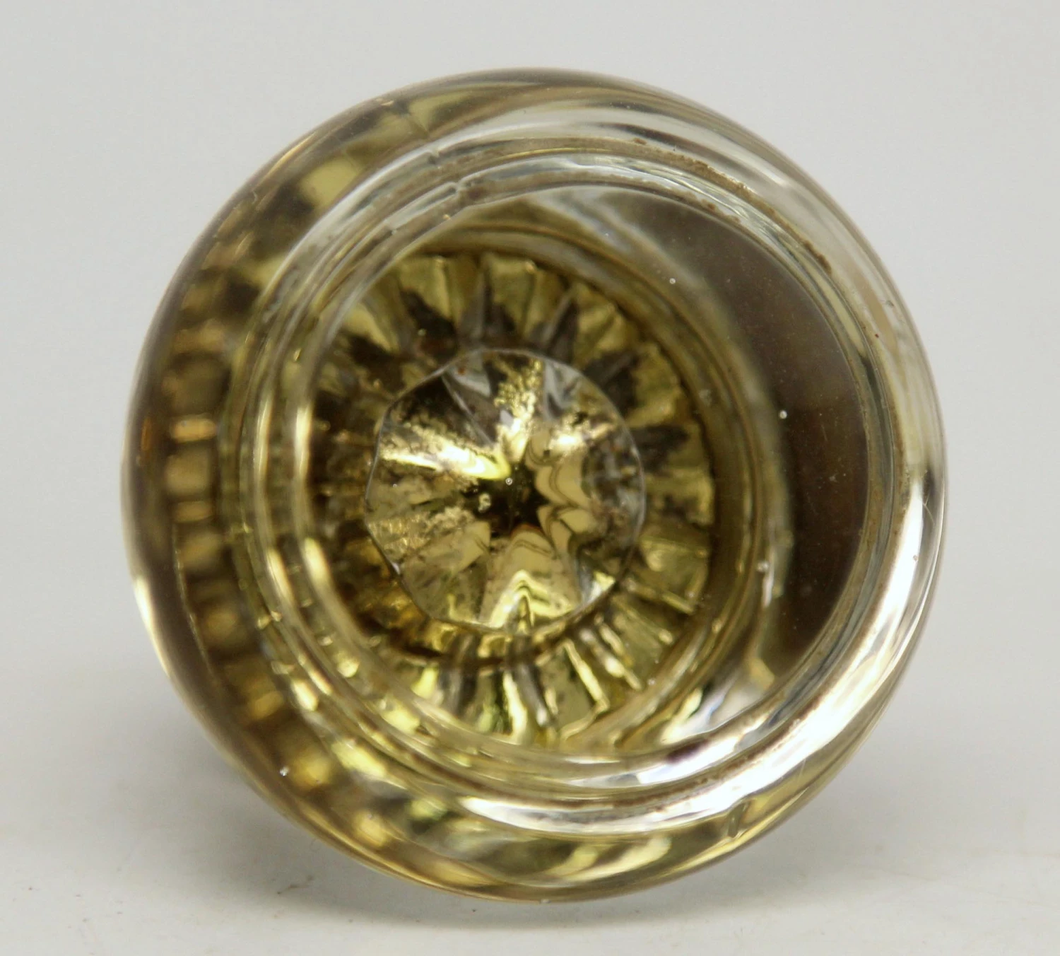 Vintage 1.875 In. Mercury Bullet Glass Door Knob 4 Vintage 1.875 In. Mercury Bullet Glass Door Knob - Image 2