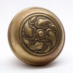 Antique Swirl Brass Door Knob -OGT Sale Store door knobs n255646