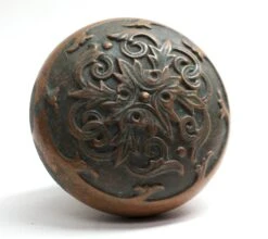 Antique 1890s Bronze Philadelphia Corbin Entry Door Knob 7 Antique 1890s Bronze Philadelphia Corbin Entry Door Knob -OGT Sale Store door knobs n256252