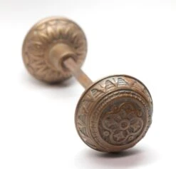 Antique Bronze Norwalk Vernacular Keyhole Passage Door Knobs -OGT Sale Store door knobs n256258