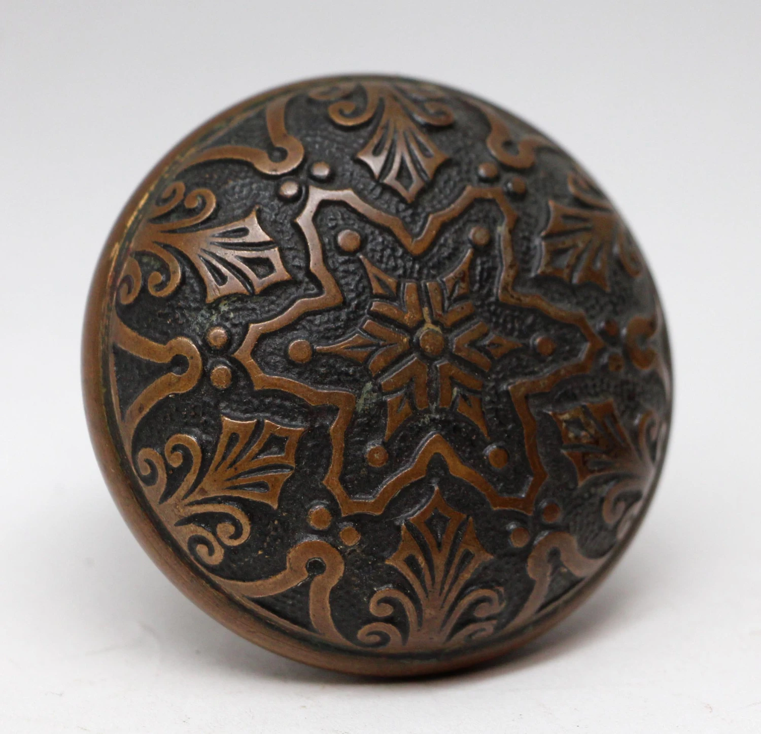 Bronze 6 Fold Branford Vernacular Star Door Knob 4 Bronze 6 Fold Branford Vernacular Star Door Knob - Image 2