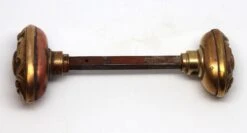 Antique Yale & Towne Bronze Meridian Oval Entry Door Knobs -OGT Sale Store door knobs n257115