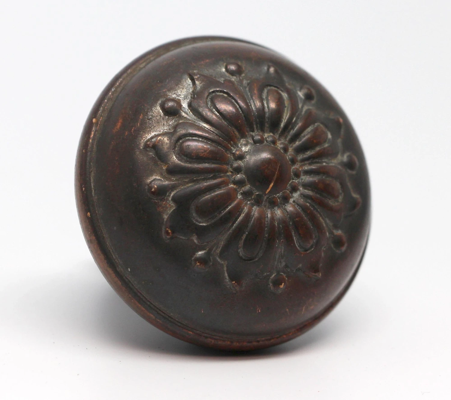 Antique 1900s Wrought Steel Sargent RD Door Knob 4 Antique 1900s Wrought Steel Sargent RD Door Knob - Image 2