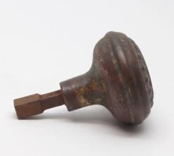 Antique Dark Bronze Egg & Dart Interior Door Knobs -OGT Sale Store door knobs n258483