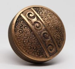 Nimick & Brittan Bronze Bouquet Door Knob -OGT Sale Store door knobs n258658