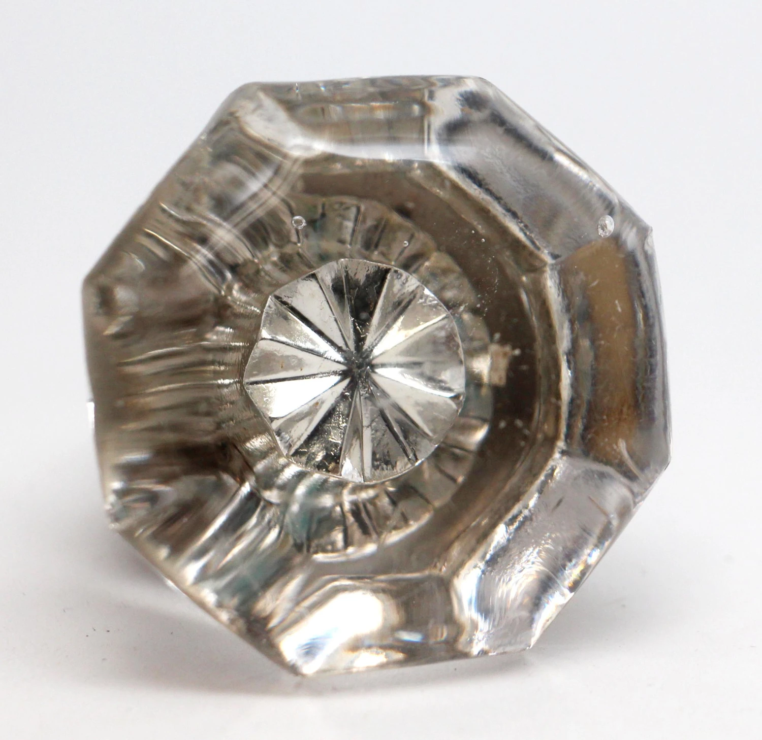 Vintage Petite Glass Round Top Bullet Door Knob 4 Vintage Petite Glass Round Top Bullet Door Knob - Image 2