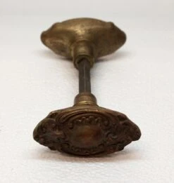 Antique St. Denis Corbin Rococo Bronze Passage Door Knobs 7 Antique St. Denis Corbin Rococo Bronze Passage Door Knobs -OGT Sale Store door knobs p258989