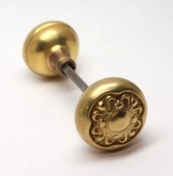 Pair Of Reading Nouvelle Brass Interior Door Knobs -OGT Sale Store door knobs p261956