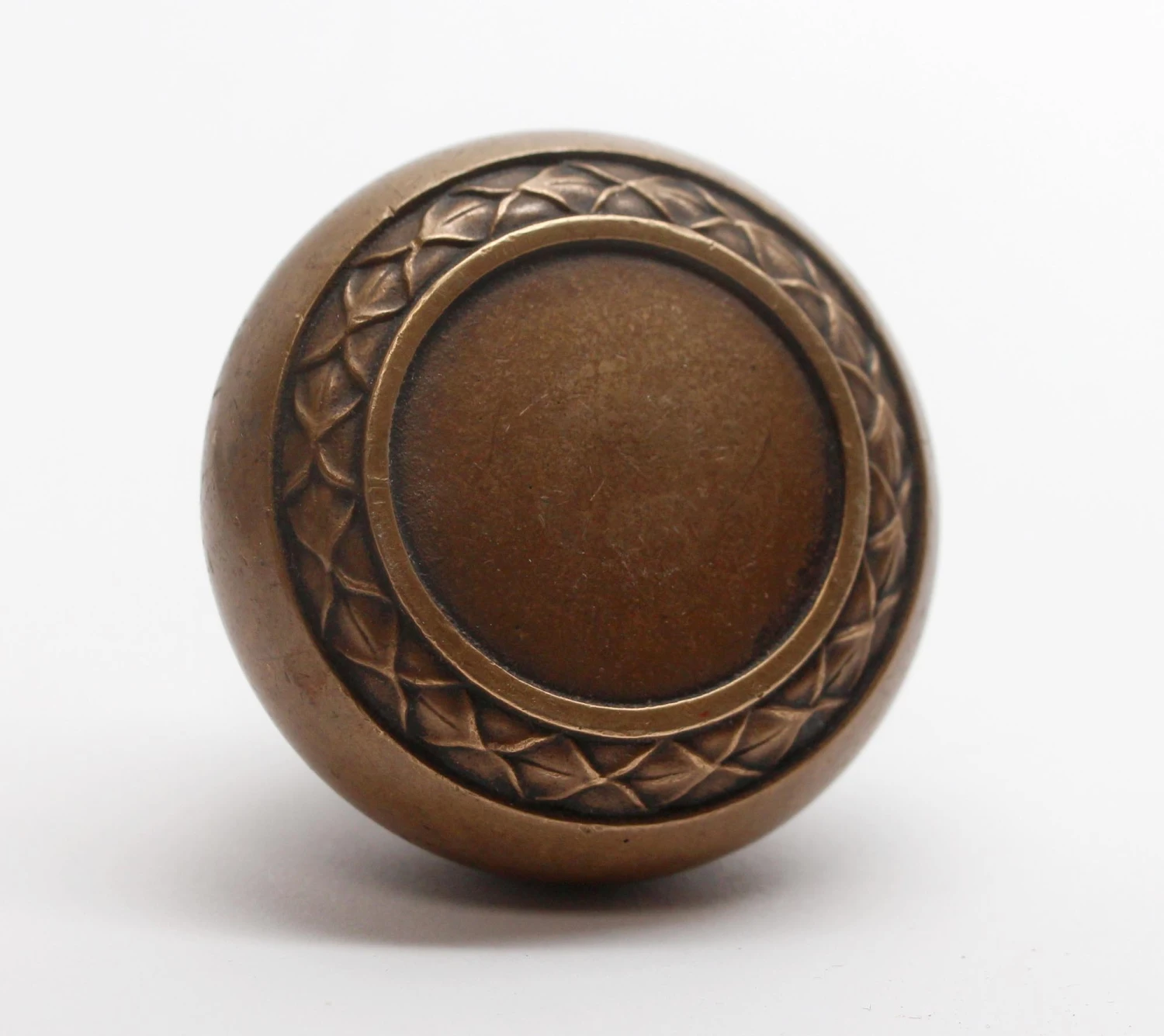 Antique Lockwood Brass Salona Entry Door Knob 4 Antique Lockwood Brass Salona Entry Door Knob - Image 2