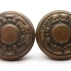 Pair Of Antique Brass Flemish Corbin Door Knobs 1 Pair Of Antique Brass Flemish Corbin Door Knobs -OGT Sale Store door knobs pair of antique brass flemish corbin door knobs n255484