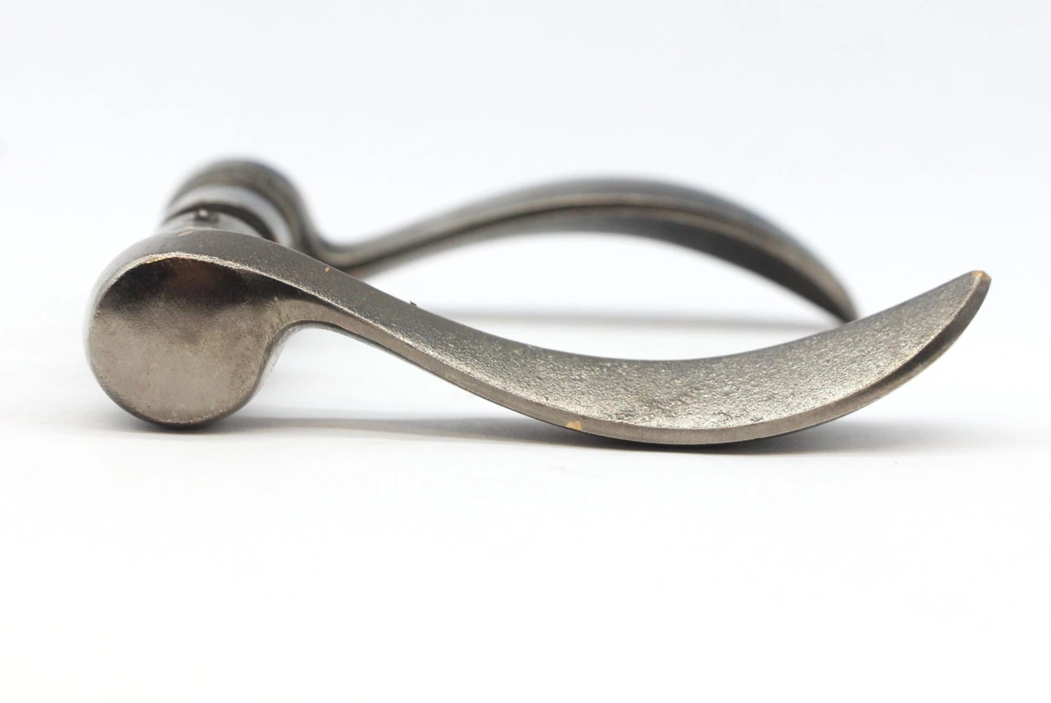 Pair Of Nickel Plated Modern Brass Lever Door Knobs 3 Pair Of Nickel Plated Modern Brass Lever Door Knobs