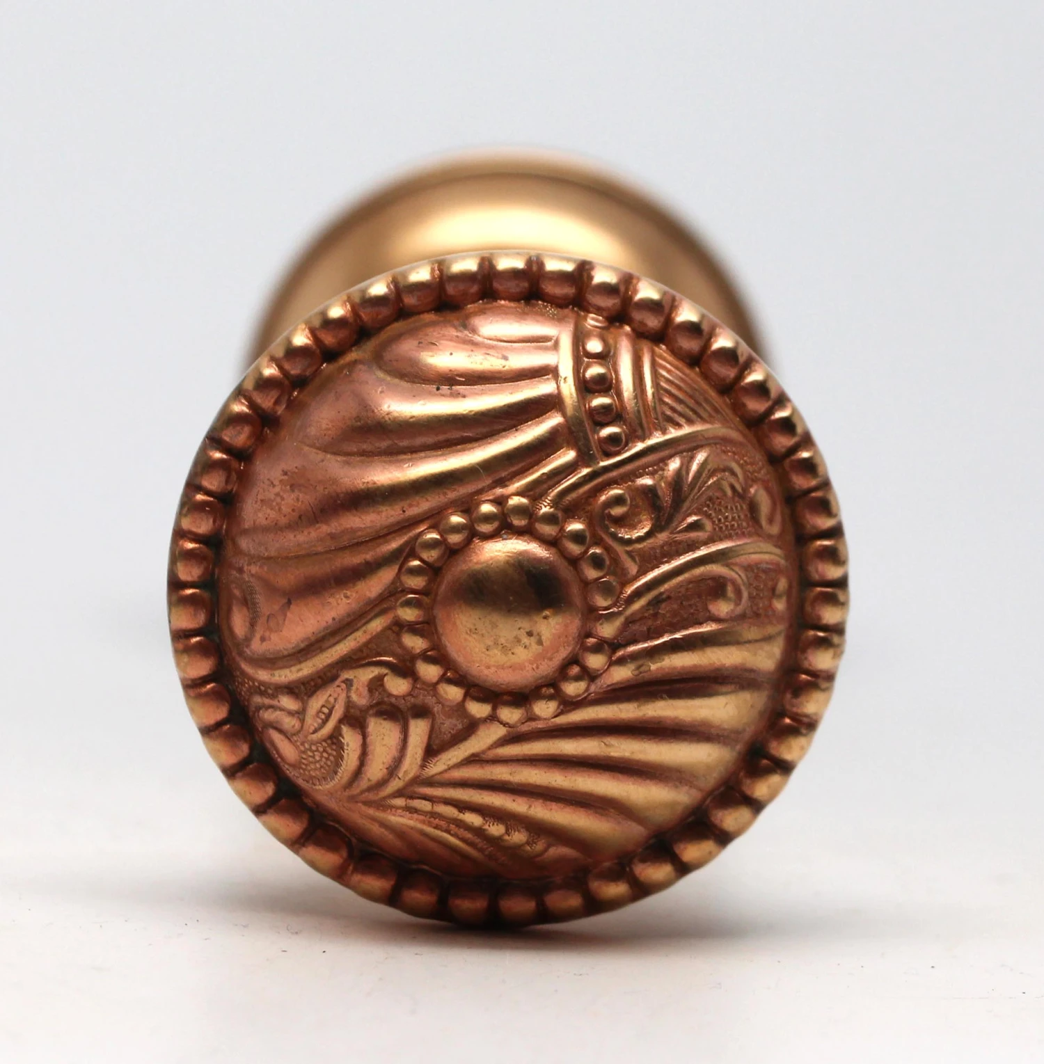 Pair Of Polished Brass Roanoke Door Knobs 3 Pair Of Polished Brass Roanoke Door Knobs