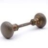 Pair Of Vintage 2 In. Textured Bronze Passage Door Knobs