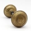 Pair Of Vintage Brass Hollow Concentric Passage Door Knobs -OGT Sale Store door knobs pair of vintage brass hollow concentric passage door knobs q282422