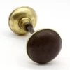 Pair Of Vintage Round Brass & Dark Steel Door Knobs 2 Pair Of Vintage Round Brass & Dark Steel Door Knobs -OGT Sale Store door knobs pair of vintage round brass dark steel door knobs q277943