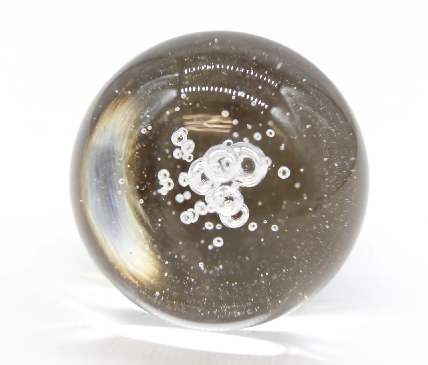 Vintage Controlled Bubble 2.5 In. Glass Door Knob 4 Vintage Controlled Bubble 2.5 In. Glass Door Knob - Image 2
