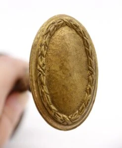 Petite Cast Bronze Oval Entry Door Knob Set 7 Petite Cast Bronze Oval Entry Door Knob Set -OGT Sale Store door knobs q276758