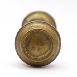 Pair Of Vintage Brass Hollow Concentric Passage Door Knobs -OGT Sale Store door knobs q282422