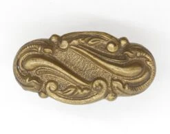 Antique French Brass Oval Door Knob -OGT Sale Store door knobs q286621