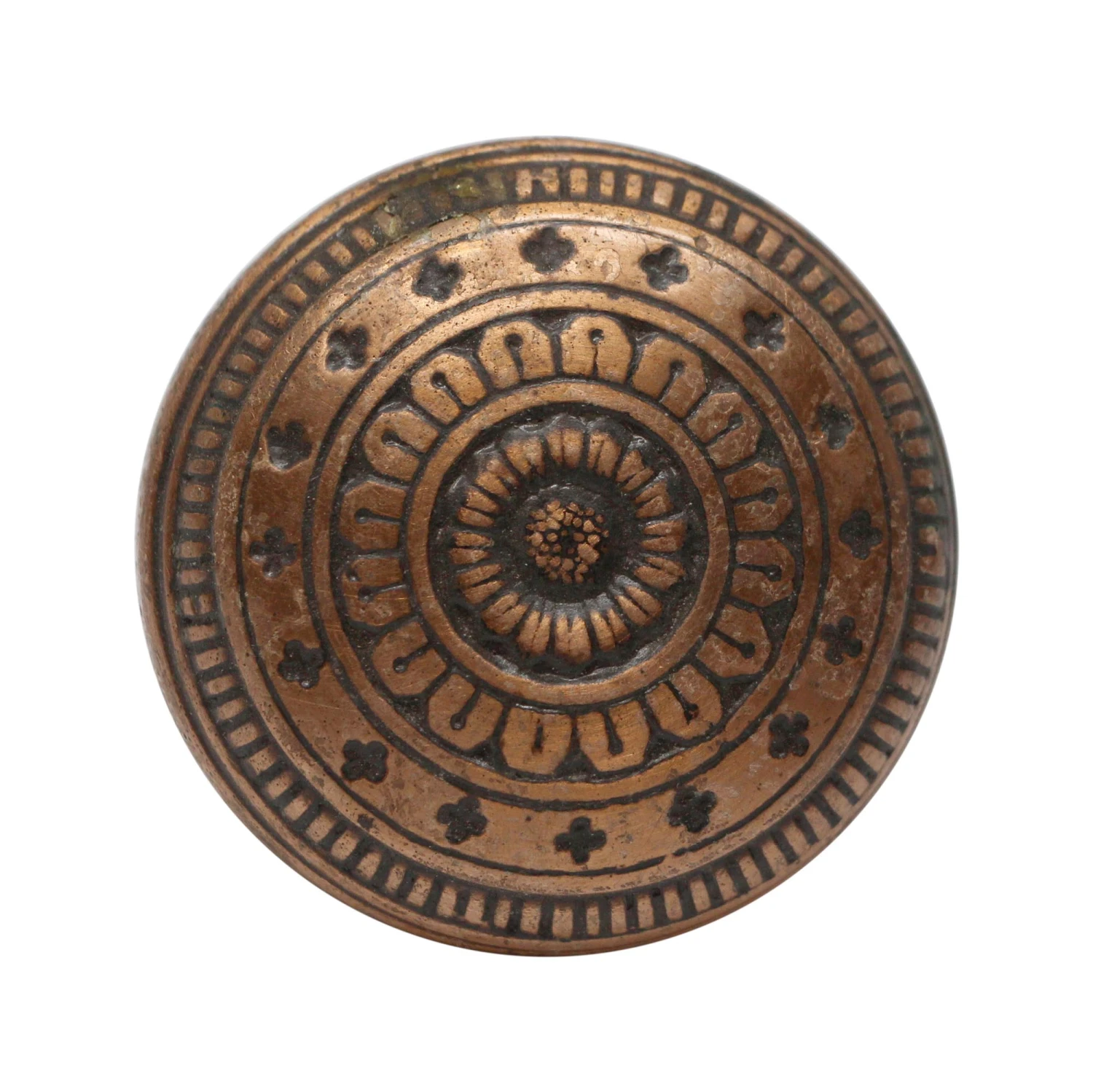 Vernacular Bronze Norwich Concentric Passage Door Knob 3 Vernacular Bronze Norwich Concentric Passage Door Knob
