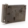 Antique Black Cast Iron Rim Door Lock 2 Antique Black Cast Iron Rim Door Lock -OGT Sale Store door locks antique black cast iron rim door lock q279801