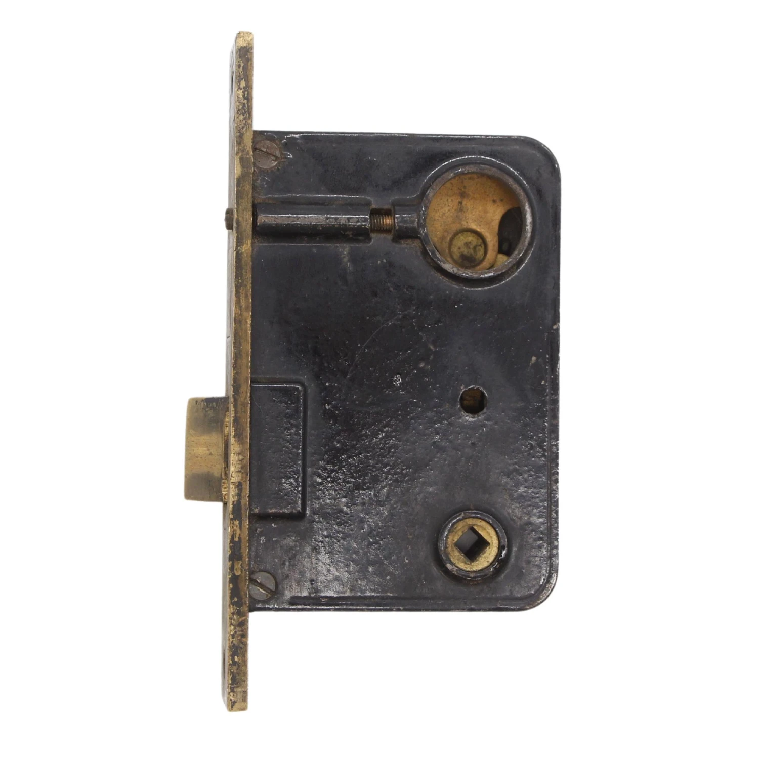 Antique Brass Russwin Left Cylinder Mortise Door Lock 3 Antique Brass Russwin Left Cylinder Mortise Door Lock