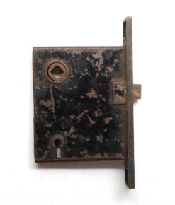 Antique Victorian Cast Iron Mortise Door Lock With Brass Face 9 Antique Victorian Cast Iron Mortise Door Lock With Brass Face -OGT Sale Store door locks for sale p262209