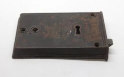Antique Black Cast Iron 7.25 In. Surface Mount Door Rim Lock 8 Antique Black Cast Iron 7.25 In. Surface Mount Door Rim Lock -OGT Sale Store door locks for sale p266044