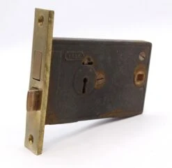 Vintage Yale & Towne Deep Backset Brass Door Mortise Lock 13 Vintage Yale & Towne Deep Backset Brass Door Mortise Lock -OGT Sale Store door locks for sale q282916