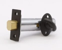 Newly Made Black Finished Brass Privacy Door Deadbolt Latch -OGT Sale Store door locks for sale q284293