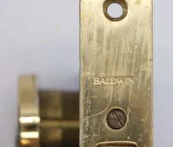 Pair Of Polished Brass Entry Baldwin Mortise Locks With One Key 10 Pair Of Polished Brass Entry Baldwin Mortise Locks With One Key -OGT Sale Store door locks for sale q285677