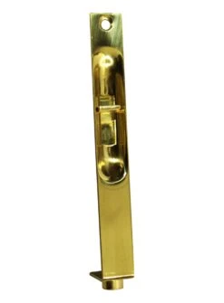 Vintage Polished Brass Flush Mounted Door Bolt 9 Vintage Polished Brass Flush Mounted Door Bolt -OGT Sale Store door locks l212193