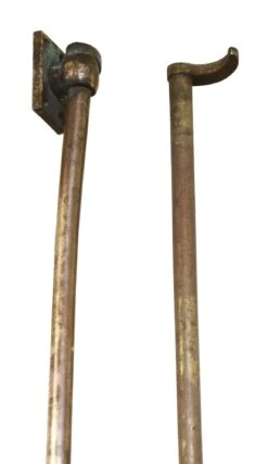 Pair Of Brass Double Door Cremone Bolts With Lion Detail 7 Pair Of Brass Double Door Cremone Bolts With Lion Detail -OGT Sale Store door locks m238392