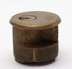 Antique Corbin 1.625 In. Bronze Cylinder Lock -OGT Sale Store door locks p261830
