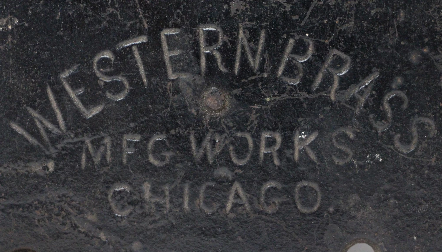 Cast Iron Western Brass MFG. Works Lock 4 Cast Iron Western Brass MFG. Works Lock - Image 2