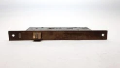 Antique Narrow Brass Double Keyhole Door Mortise Lock 8 Antique Narrow Brass Double Keyhole Door Mortise Lock -OGT Sale Store door locks p267557 1